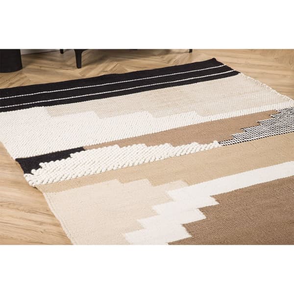 Aston tæppe 350x254cm brun.