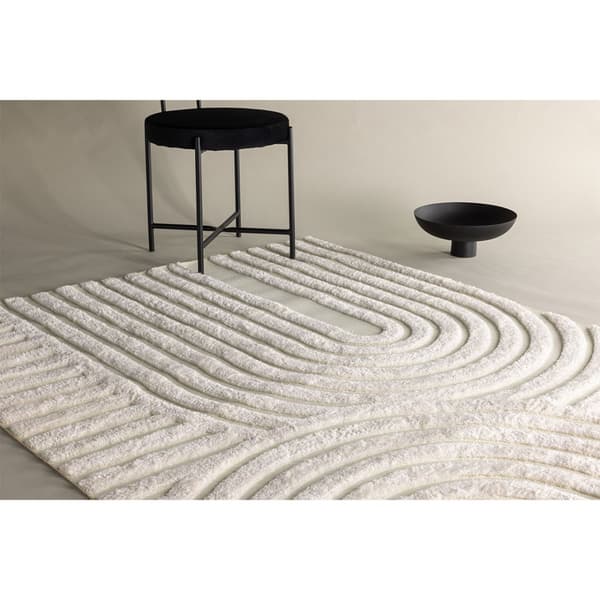 Nikita tæppe 230x160cm hvid.