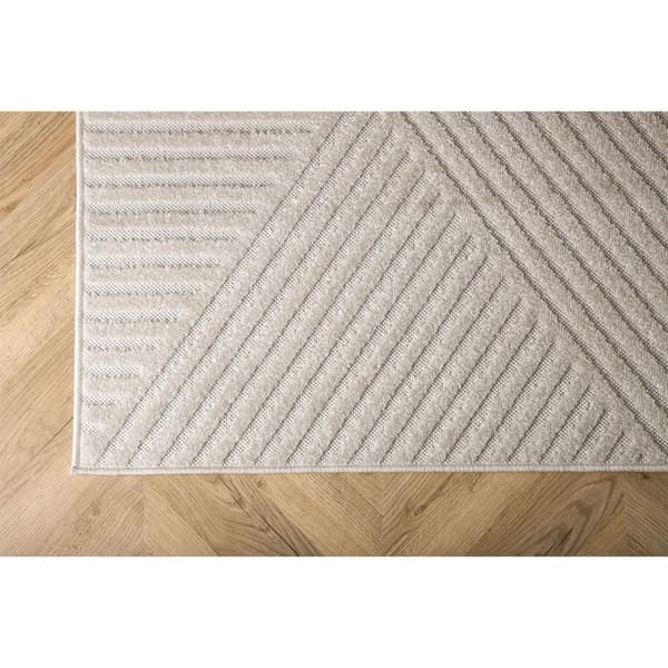 Aron teppe 340x240cm hvit.