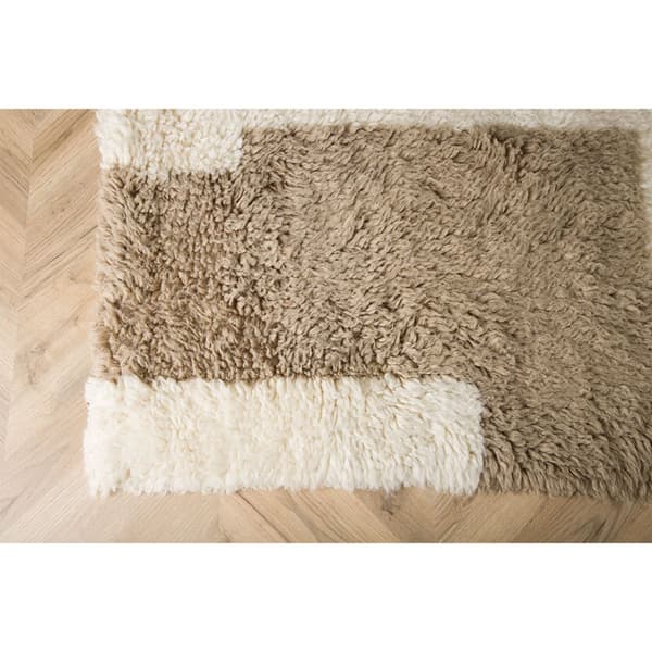 Nestor teppe 350x252cm hvit.