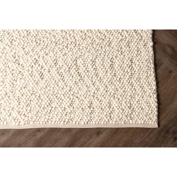 Jajru teppe 300x200cm hvit.