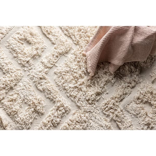 Hilma badematte 80x50cm offwhite.