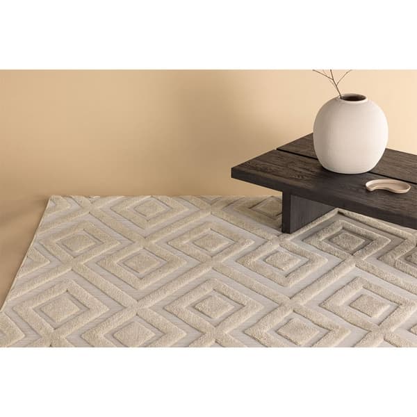Pia teppe 230x160cm beige.