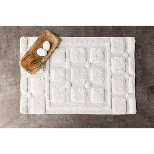 Putte badematte 90x60cm hvit.