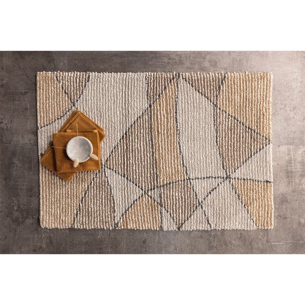 Loui badematte 90x60cm sandfarget.