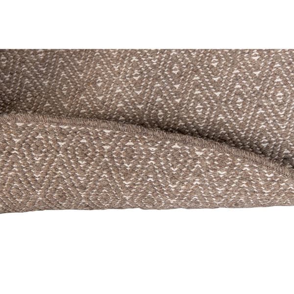 Julana teppe Ø200cm brun.