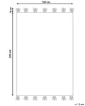 Pikkukuva 3 / 7: Matto monivärinen 160 x 230 cm villa puuvilla Kelim käsintehty geometrinen kuvio tupsut retro
