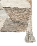 Pikkukuva 7 / 7: Matto monivärinen villa ja puuvilla 200 x 300 cm käsin tehty hapsuilla Kelim boho-tyyli