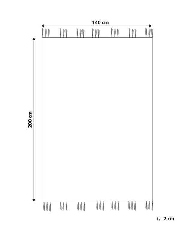 Matto monivärinen villa ja puuvilla 140 x 200 cm Kelim käsin kudottu hapsuilla boho-tyyli