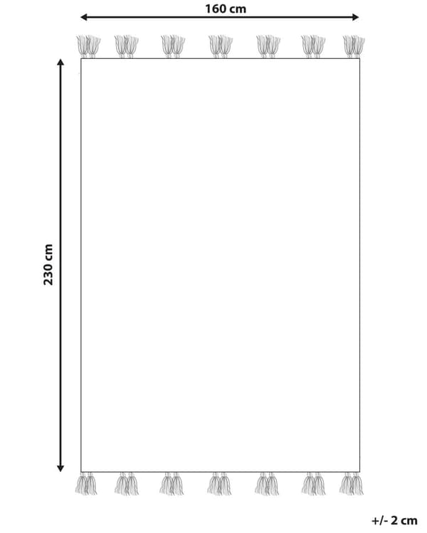 Matto monivärinen villa ja puuvilla 160 x 230 cm Kelim käsin tehty hapsuilla boho-tyyli