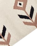 Pikkukuva 5 / 7: Kelim-matto beige musta 80 x 150 cm puuvilla kaksipuolinen hapsut suorakulmio kuvioitu moderni
