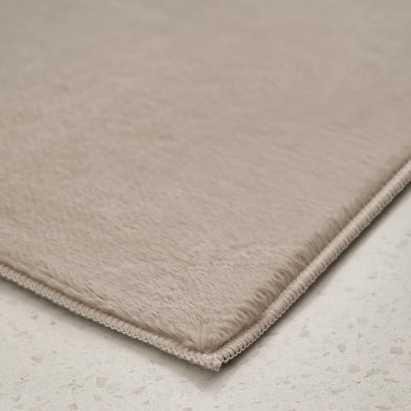 Cat Taupe Tvättbar Pälsmatta