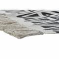 Miniatyrbild 2 av 4: Matta DKD Home Decor 160 x 250 x 0,7 cm Svart Polyester Bomull Vit Ikat Boho