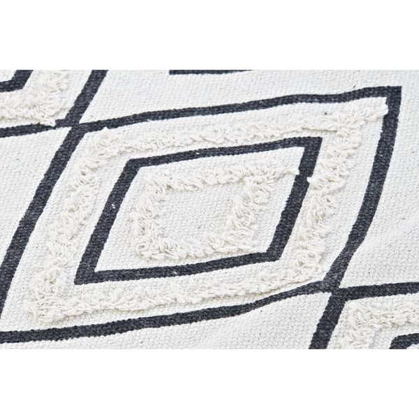Matta DKD Home Decor Svart Vit (120 x 190 x 0,7 cm)