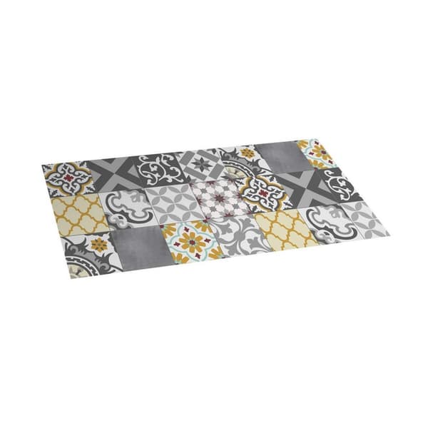 Vinylmatta Stor Planet Croma Patch Grå Ambra 100 % PVC (50 x 110 cm)