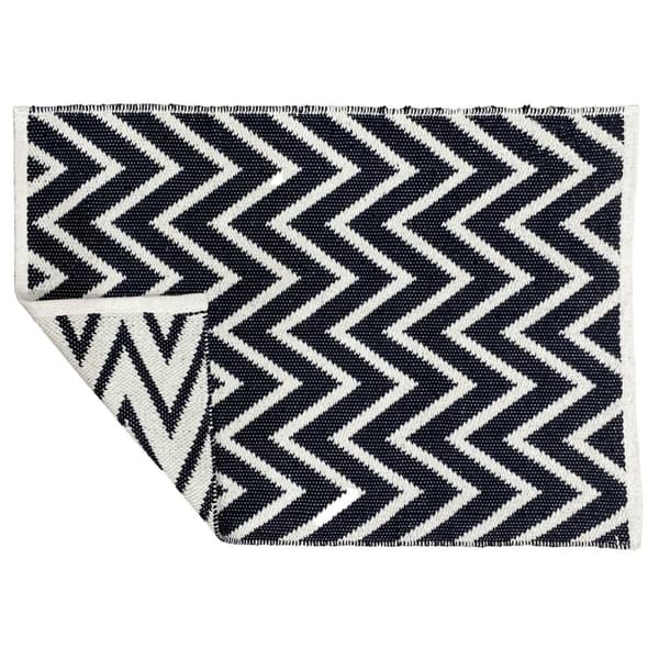 Matta DKD Home Decor Sick-sack Dvobarvna Urban (120 x 180 x 1 cm)