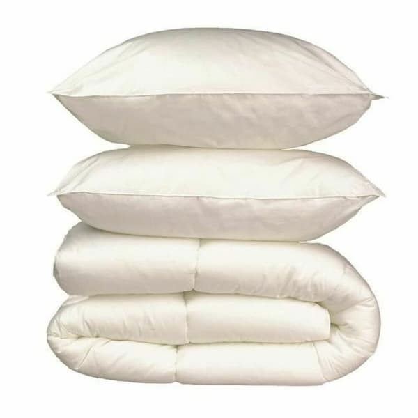 Duntäcke 220 x 240 cm Vit 400 g /m²