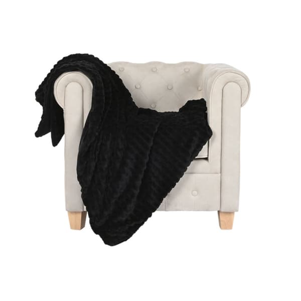 Filt Home ESPRIT Svart 130 x 170 cm