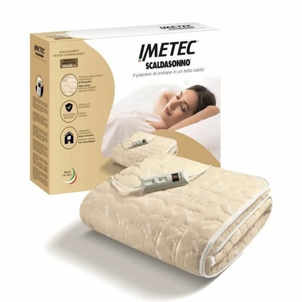 Elektrisk filt IMETEC 150 x 80 cm Beige