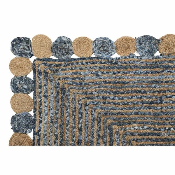 Tæppe DKD Home Decor Blå Multifarvet Indianer mand (200 x 290 x 1 cm)