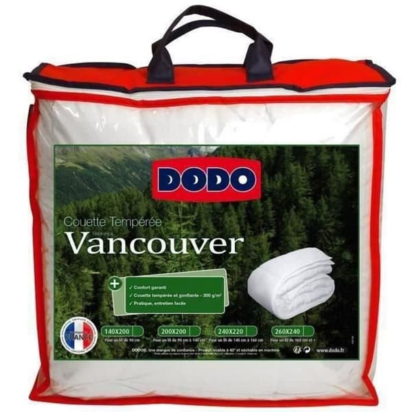 Dyne DODO Vancouver Hvid 200 x 200 cm