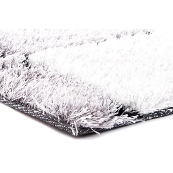 Tæppe DKD Home Decor Sort Polyester Hvid Rammer 120 x 180 x 2 cm