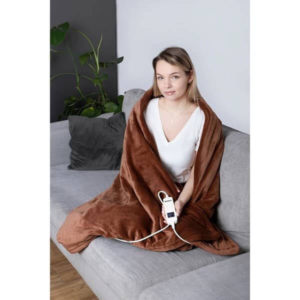 Elektrisk tæppe N'oveen EB655 180 x 130 cm Brun Bronze
