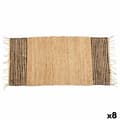 Miniatyrbillede 1 af 4: Tæppe Sort Natur Striber 70 x 1 x 140 cm (8 enheder)