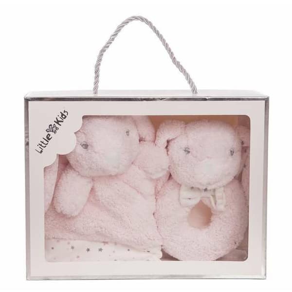 Kramme klud    Pink Kanin Rangle 30 x 30 cm