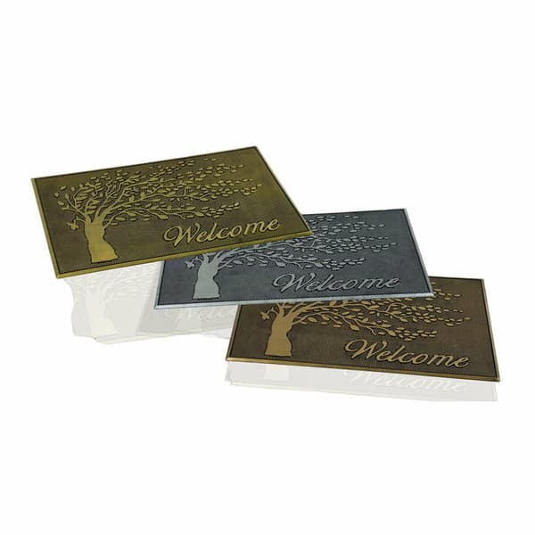 Dørmatte Hidalgo Welcome Forskjellige farger Gummi 75 x 45 x 0,5 cm Tre