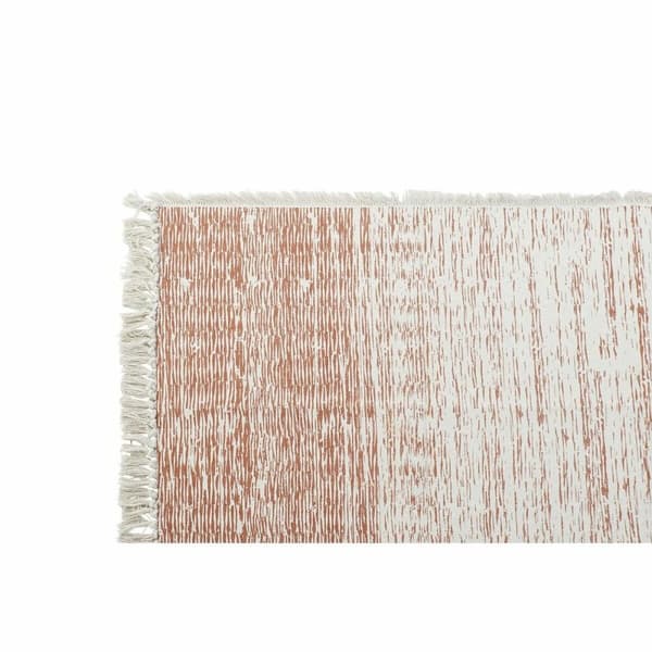 Gulvteppe DKD Home Decor Beige Oransje Fringe 160 x 230 x 1 cm