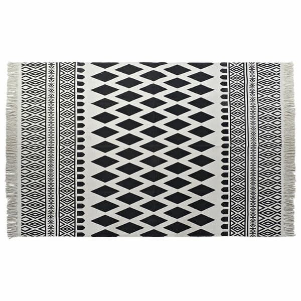 Gulvteppe DKD Home Decor Svart Hvit (160 x 250 x 0,7 cm)