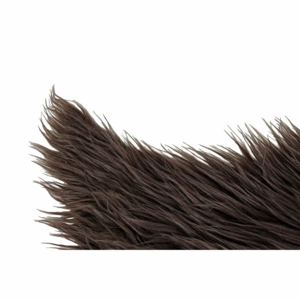 Gulvteppe DKD Home Decor Brun Med hår 60 x 90 x 2 cm