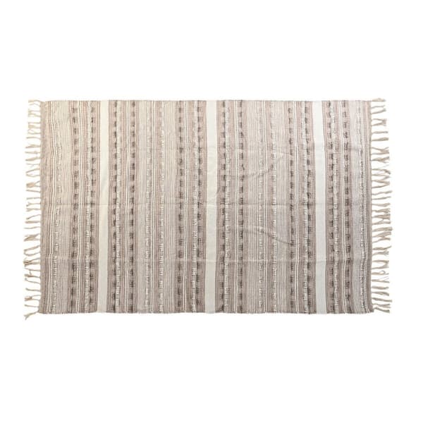 Gulvteppe DKD Home Decor Fringe Boho Polyester Bomull (160 x 230 cm)