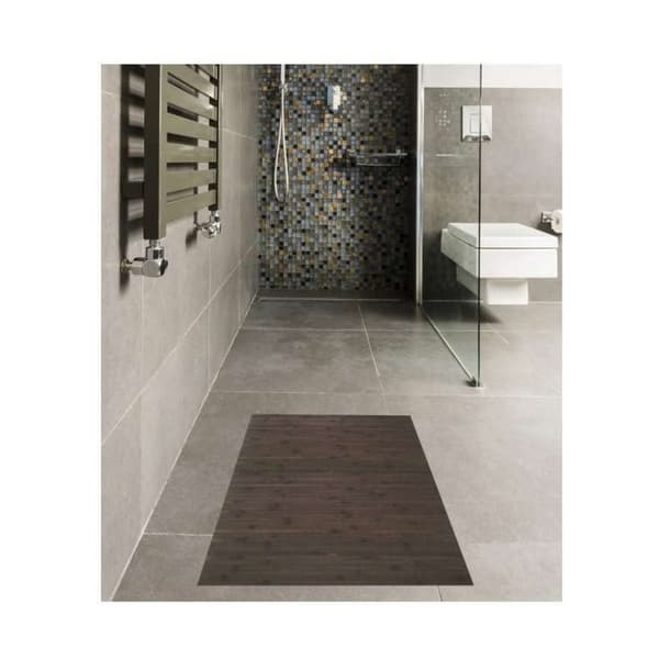 Gulvteppe Stor Planet Cool Mørkebrunt Bambus (140 x 200 cm)