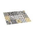 Miniatyrbilde 1 av 2: Vinylteppe Stor Planet Croma Patch Grå Rav 100 % PVC (45 x 75 cm)