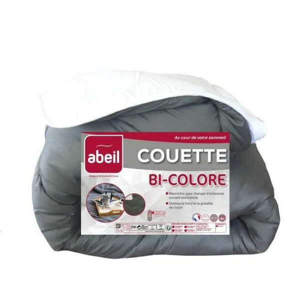Dyne Abeil Hvit Grå Hvit/Grå 350 g/m² 200 x 200 cm
