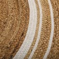 Miniatyrbilde 3 av 3: Gulvteppe Versa Striper Ø 120 cm Rotting Jute