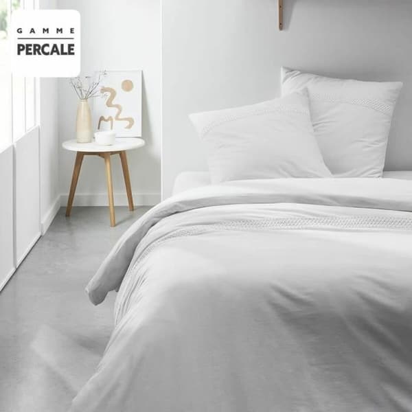 Dyne deksel sett TODAY Percale Hvit 220 x 240 cm
