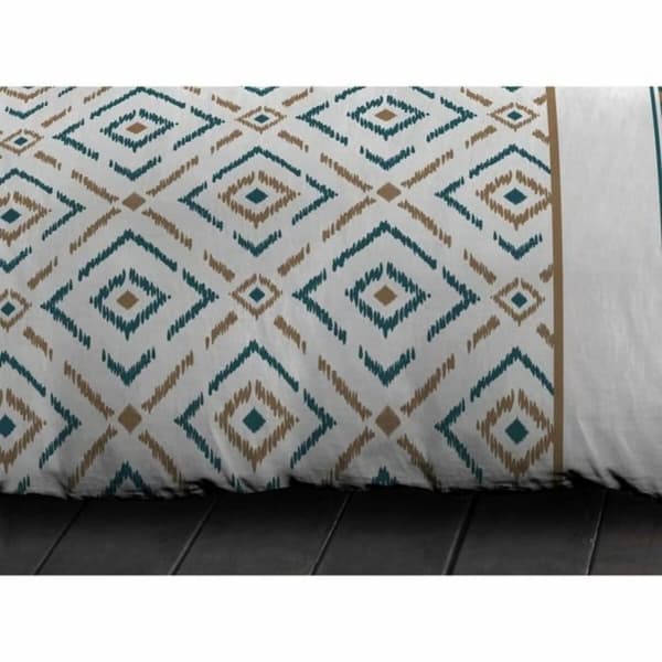 Dyne deksel sett HOME LINGE PASSION Ethno Grønn 140 x 200 cm
