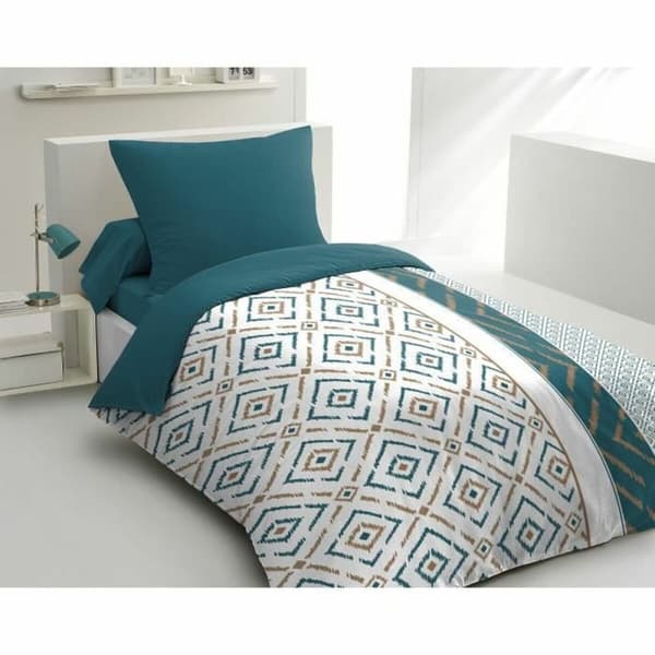 Dyne deksel sett HOME LINGE PASSION Ethno Grønn 140 x 200 cm