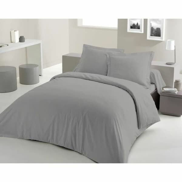 Dyne deksel sett Lovely Home Grå Lysegrp 240 x 260 cm