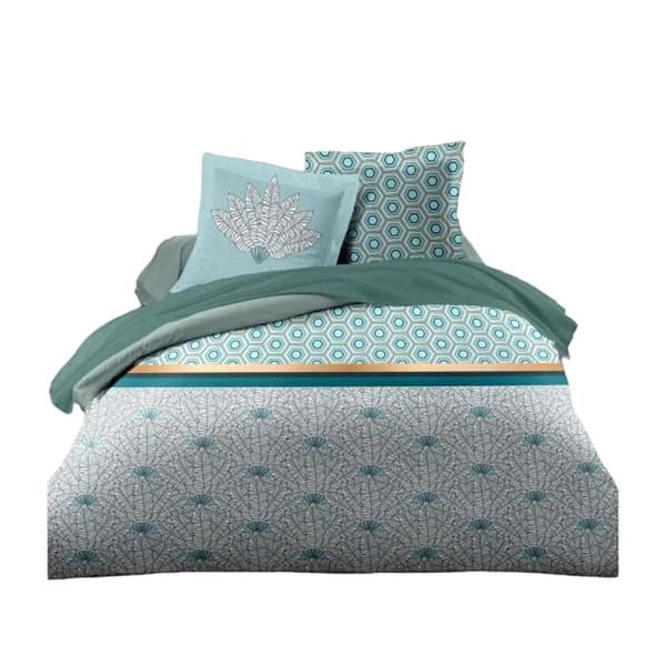 Dyne deksel sett HOME LINGE PASSION Grønn Dobbelseng 220 x 240 cm