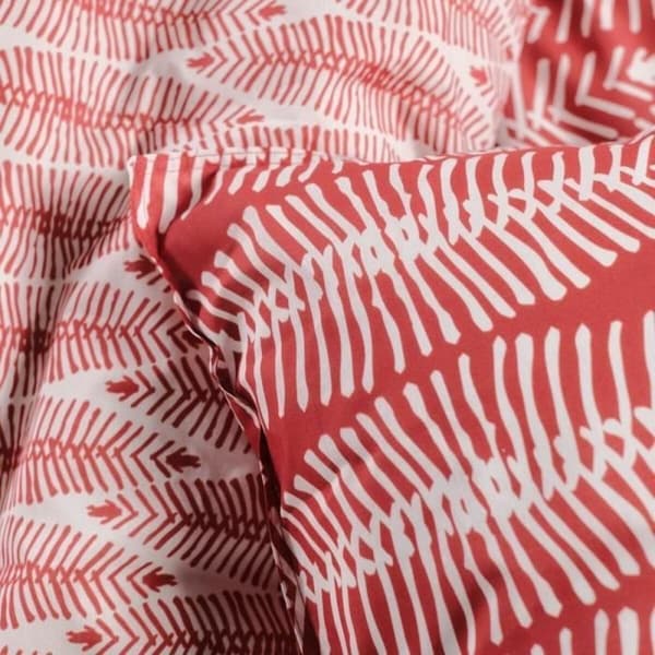 Dyne deksel sett TODAY Rød 240 x 220 cm 3 Deler