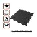 Miniatyrbilde 3 av 3: EVA skumfliser Black & Decker Svart Eva Gummi 40 x 40 cm (6 Deler)