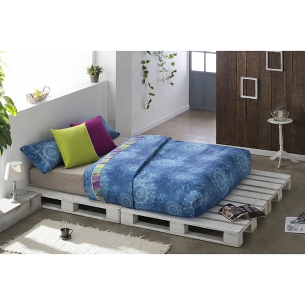 Dyne deksel sett Lois JEANS Grå Seng 180 260 x 230 cm 4 Deler