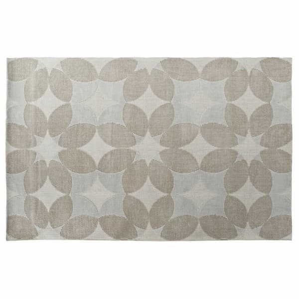 Matto DKD Home Decor Beige Polyesteri Ympyrät (200 x 290 x 0.9 cm)