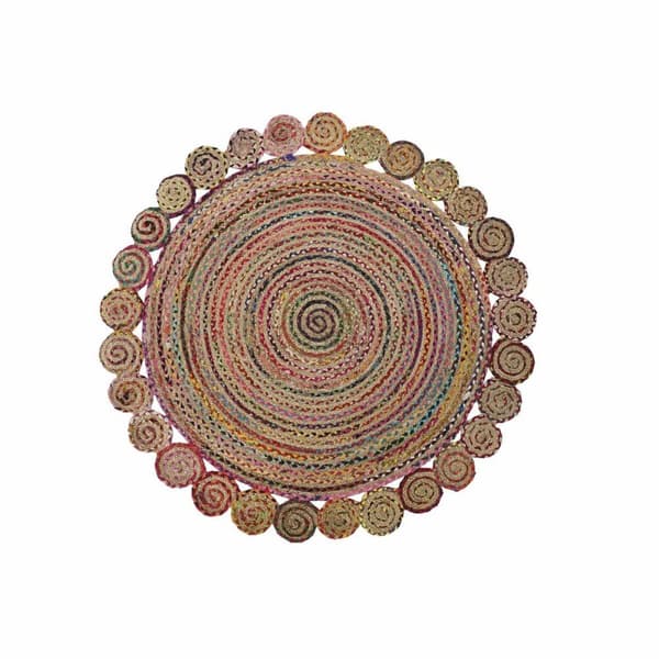 Matto DKD Home Decor Monivärinen Arabi (200 x 200 x 1 cm)