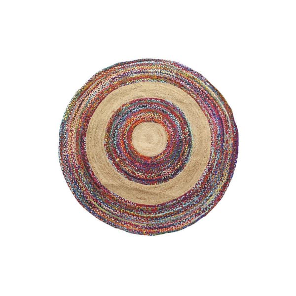 Matto DKD Home Decor Polyesteri Puuvilla Monivärinen Juutti (200 x 200 x 0,7 cm)