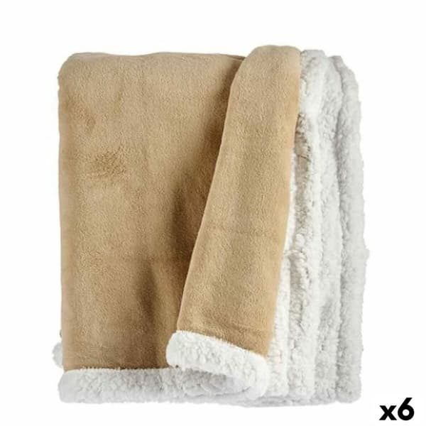 Huopa Valkoinen Beige 130 x 1 x 170 cm (6 osaa)